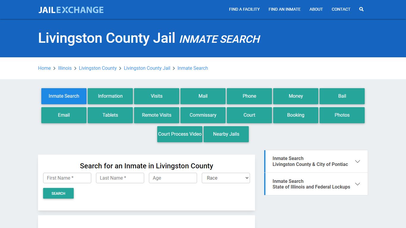 Livingston County Jail, IL Inmate Search: Roster & Mugshots